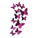 Calcomanía Con Diseño De Mariposas, Espejo, Decoración De Pa