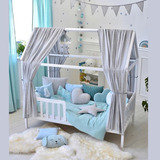 Cama De Sueños Casita Montessori Infantil Madera Matrimonial