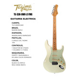 Tagima Tg-530 Guitarra Eléctrica Mica Roja Color Negro Full 