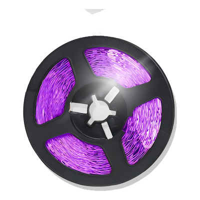 Tira Led Decorativa Luz Morada 12w Ip20 Uso Interior 395nm Color de la luz Ultravioleta | MercadoLibre