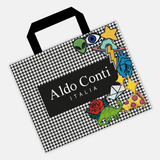 Shopping Bag Chica Hombre Argento By Aldo Conti (h8693) Color Negro
