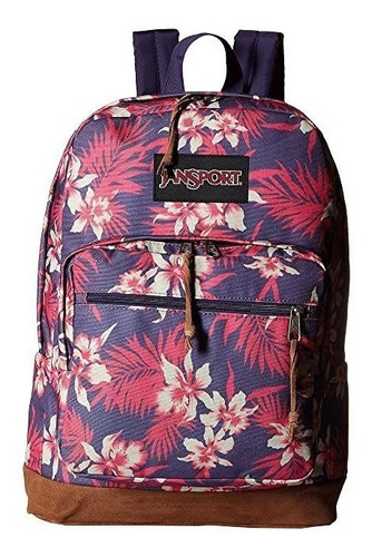 Mochila Jansport Right Pack Expressions Havana Floral Morado