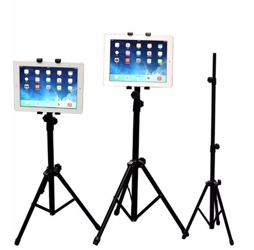 Trípode Mas Soporte  Para iPad Tablet Hasta 10.5 Pulgadas