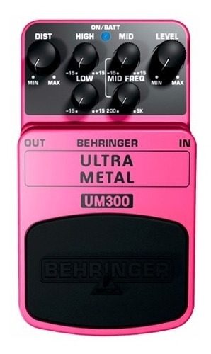 Behringer Um-300 Ultra Metal Pedal Guitarra 