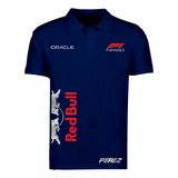 Playera Polo Mod Checo Perez F1 R Bull Estampado Reflejante