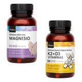 Pack Magnesio K2+d3 Natier 50 Capsulas C/u 