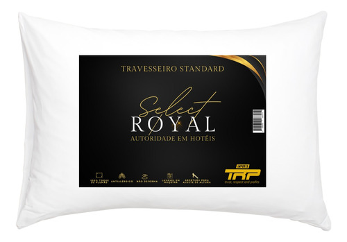 Travesseiro Select Royal Toque De Plumas Linha Hotel Cor Branco