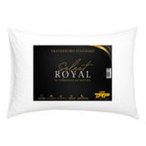 Travesseiro Select Royal Toque De Plumas Linha Hotel Cor Branco