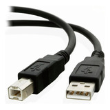 Cabo Usb Para Impressora Am/bm Com Filtro Od4.8 2.0 - 2m Cor Preto