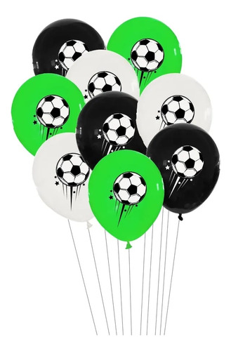 Set 12 Globos Látex Cumpleaños Fiesta Y + Diseños Infantiles