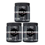 Combo 3x Creatina Turbo 300g Blackskull Monohidratada