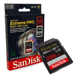 Cartão Sd 256gb Sandisk Extreme Pro 200mbs 4k Original Drone