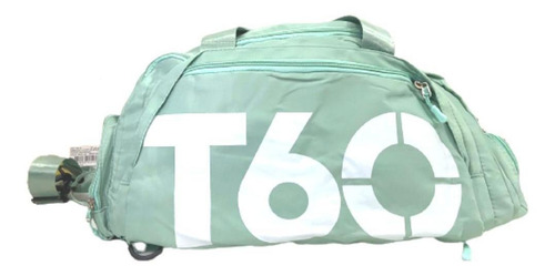 T60 Bolsa Academia Transversal Com Compartimentos