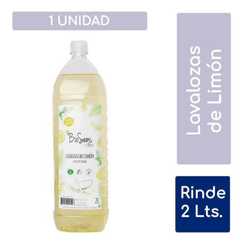 Lavalozas Limón Biodegradable 2l Biosens