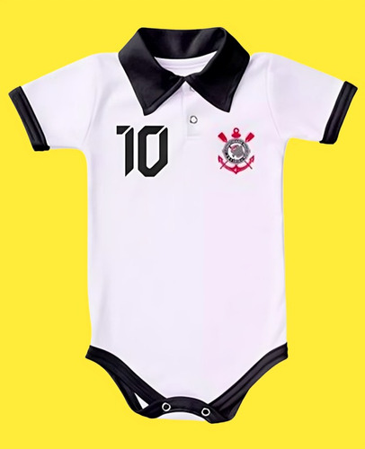 Body Bori Bebê Infantil Camisa Polo Torcida Baby - Oficial