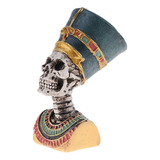 Estatuilla Esquelética Del Cráneo De Del Egipcio Del