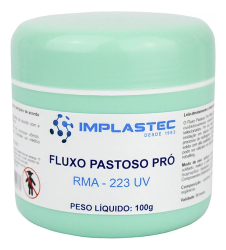 Flux Para Soldar Pro Rma-223 Uv Implastec Reballing 100g