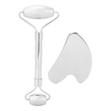 Rodillo Facial De Acero Inoxidable Gua Sha Tool Face Skin Ro