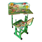 Mesa Y Silla Estudio Infantil Ajustable Niño Escritorio