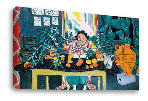 Cuadro Canvas Interior Con Jarrón Etrusco Henri Matisse