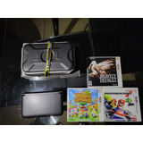 Nintendo 3ds Xl Standard+ Estuche +3 Juegos Físicos