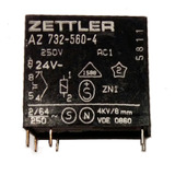 Rele Zettler Az732 24v 16a Reempl Omron G2r-1a-e-dc24 