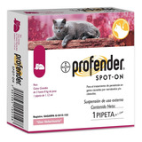 Profender Pipeta Desparasitante Para Gatos De 5 A 8 Kg Bayer