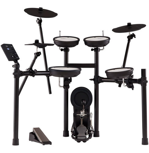 Bateria Eletrônica Digital Roland Td-07kv Compacta Cor Preto