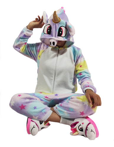 Pijama Térmica De Unicornio Para Niños 