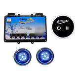 Cromoterapia Led Refletor 02 Spot Sanspray Banheira Fibra