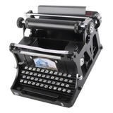 Modelo De Decoración De Máquina De Escribir Antigua, Negro,