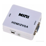 Conversor Adaptador Hdmi A Vga Full Hd 1080p