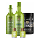 Kit Inoar Shampoo + Cond 1l E Máscara 1kg Mask + Oil Brinde