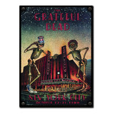 #370 - Cuadro Vintage 21 X 29 Cm / Grateful Dead Rock Tour