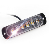 Estrobo 6 Led Ultra Slim Eagle Ambar 12 Patrones