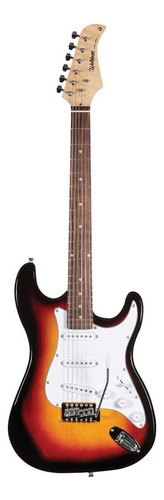 Guitarra Elétrica Waldman Street St-111 De  Madeira Maciça Sunburst Com Diapasão De Pau-rosa