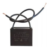 Capacitor Condensador 8 Mfd 250v Con Cable Cuadrado