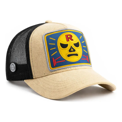 Gorra Trucker Ajustable Lucha Libre Mister R Máscara Malla Beige Un | Meses sin interés