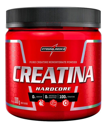 Creatina Hardcore Reload - 300g - Integral Médica