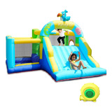 Casa De Rebote Airmyfun A82031 Con Tobogán Y Piscina De Bola