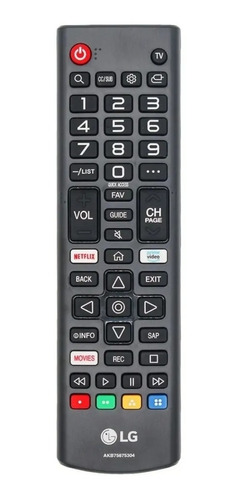 Control Remoto LG Smart Tv Akb75675304 Nuevo Original 