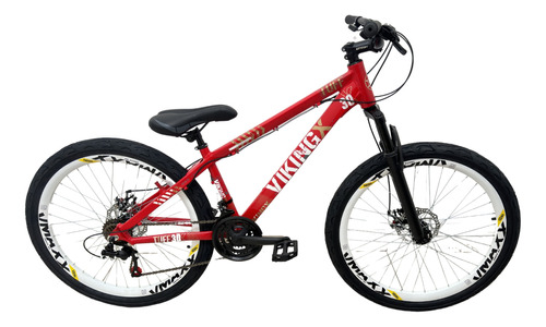 Bicicleta Viking X Aro 26 Vermelha Tuff 30