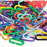Sbyure 250 Piezas De Plástico C-clips Ganchos Cadena Enla
