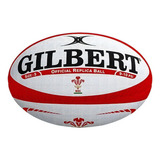Pelota De Rugby  N 5  Gilbert  Réplica Uar  Argentina  De Cuero Artificial  Color Gales