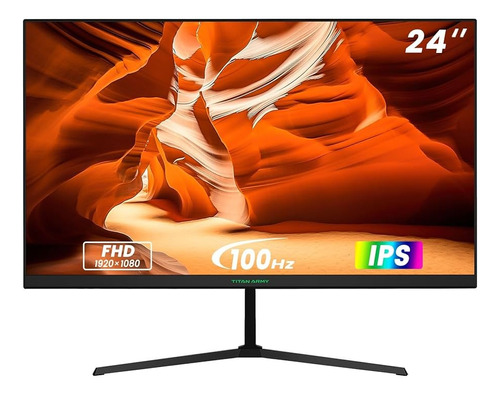 Monitor 24 Pulgadas 100hz Ips Full Hd 1920x1080p Titan Army 