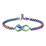 Qgjnsgc Urna Para Cenizas Pulsera Infinita Para Mujer Chica 