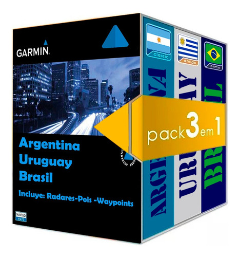 Actualizar Garmin Argentina Brasil Uruguay 