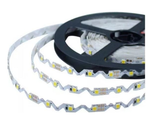 Tira Led Zig Zag 2835 Interior 5 Mts 60 Led/mt 12v Cálido