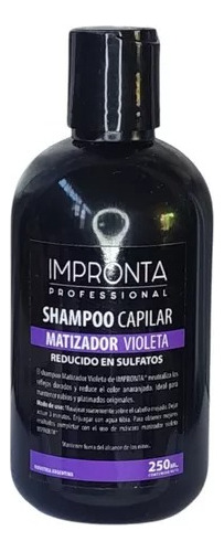 Shampoo Matizador Violeta 250ml - Impronta Kit X 6 Unidades