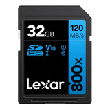 Cartão Memória Lexar Sd Xc 32gb High-performance 800x Uhs-i